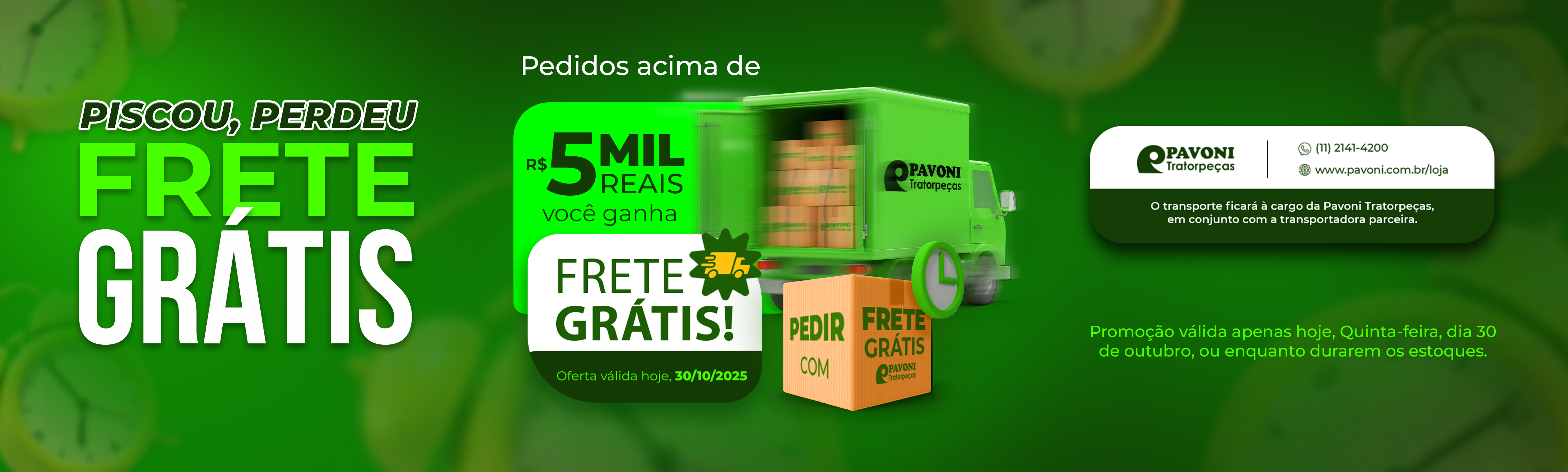 Campanha Frete grátis